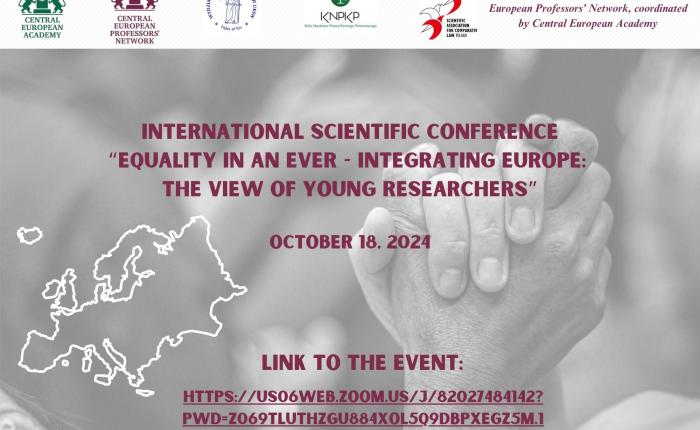 Ilustracja aktualności: Conference “Equality in an Ever-Integrating Europe: The View of Young Researchers”