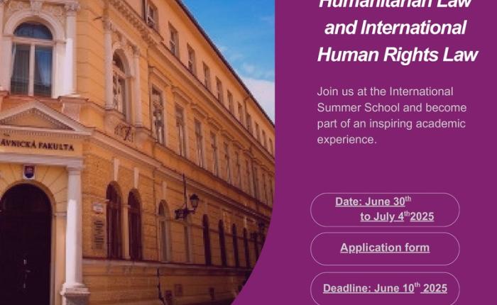 Ilustracja aktualności: Summer school of International Humanitarian law and International Human Rights law w Koszycach 